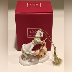 Lenox Dr Seuss All I Need Is A Reindeer Ornament New